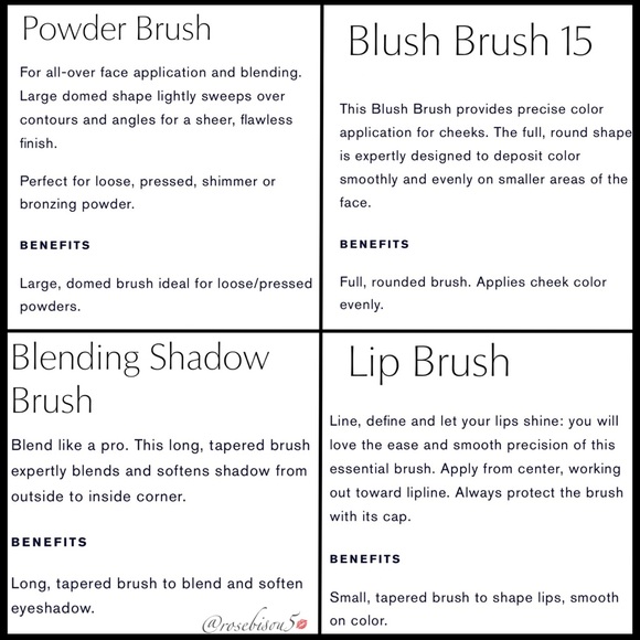 🦄{Estée Lauder} Pro Makeup Brush Full 4pc Set - Picture 2 of 8